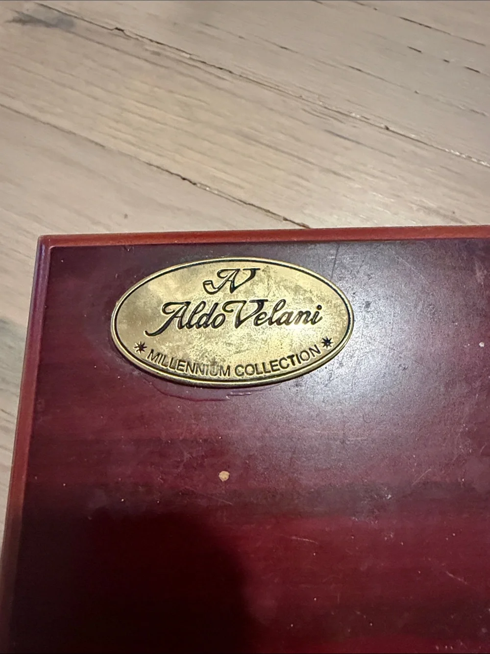 Vintage Aldo Velani Classic Men's Smoking Pipes Gift Set - Brown & Black